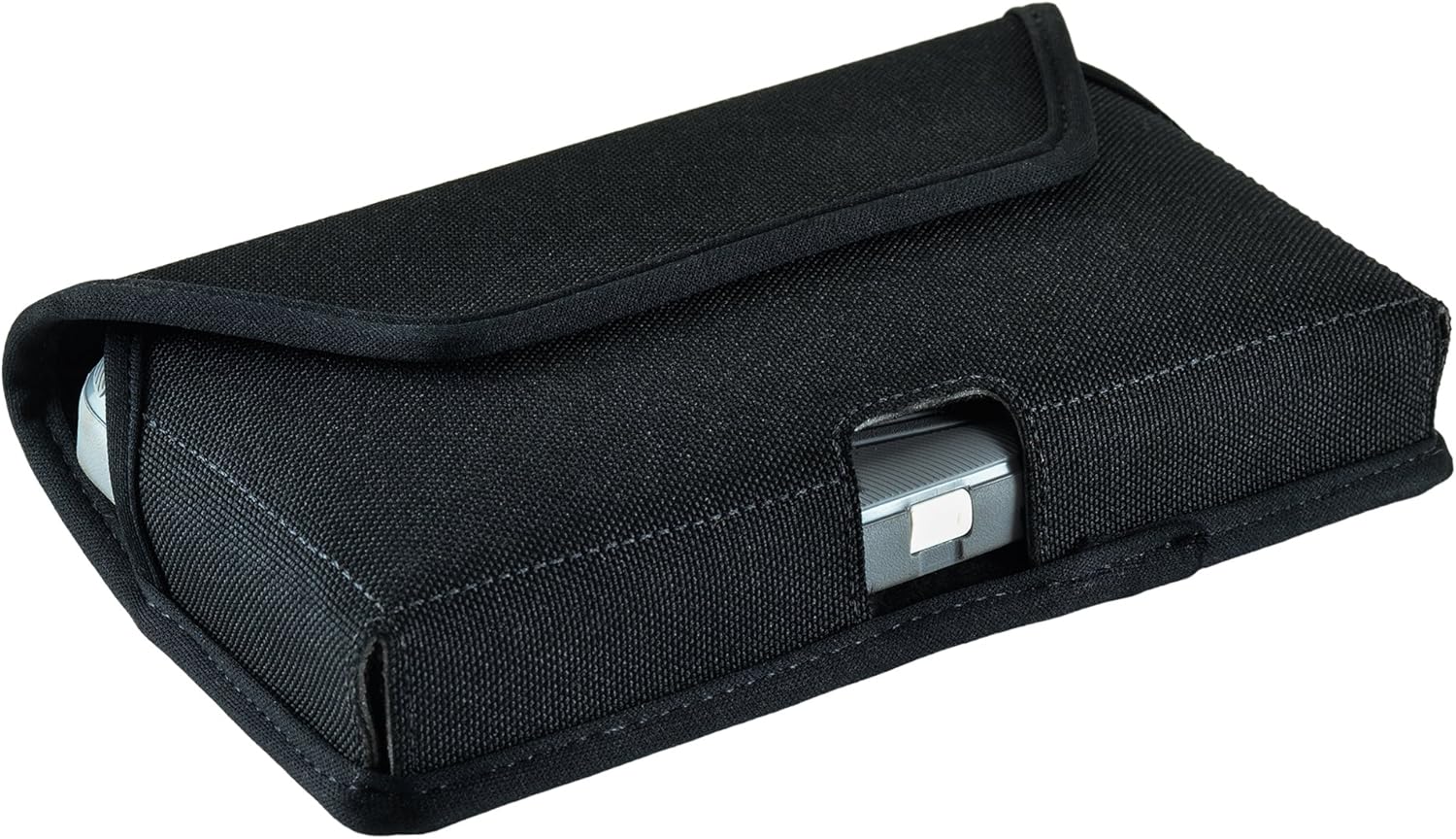 Turtleback Belt Clip Case Made for Samsung Galaxy Note 5 Fits w/OB Defender or Bulky Cases, Black Holster Nylon Pouch with Heavy Duty Rotating Belt Clip Horizontal