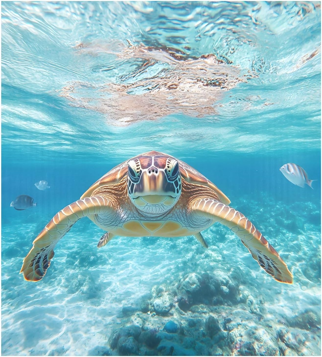 Dishwasher Magnet Cover Large Magnetic Stickers Sea Turtle Front Dishwasher Cover Reusable Decal for Home Kitchen Refrigerator Decorative Lid Washing Machine Laundry