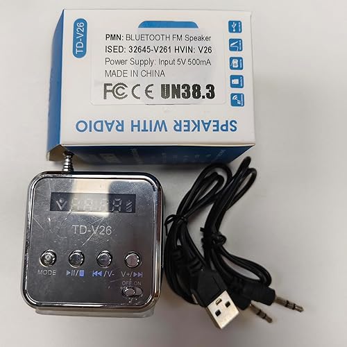 Miniatura 9 de Mini altavoz Bluetooth, reproductor de música inalámbrico Etigood portátil, radio FM, estéreo digital, reproductor MP3, compatible con tarjeta