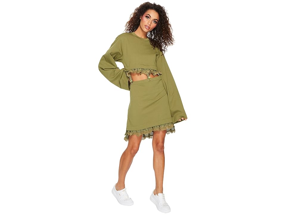 

PUMA Fenty Kimono Sleeve T-Shirt (Olive Branch) Women's T Shirt