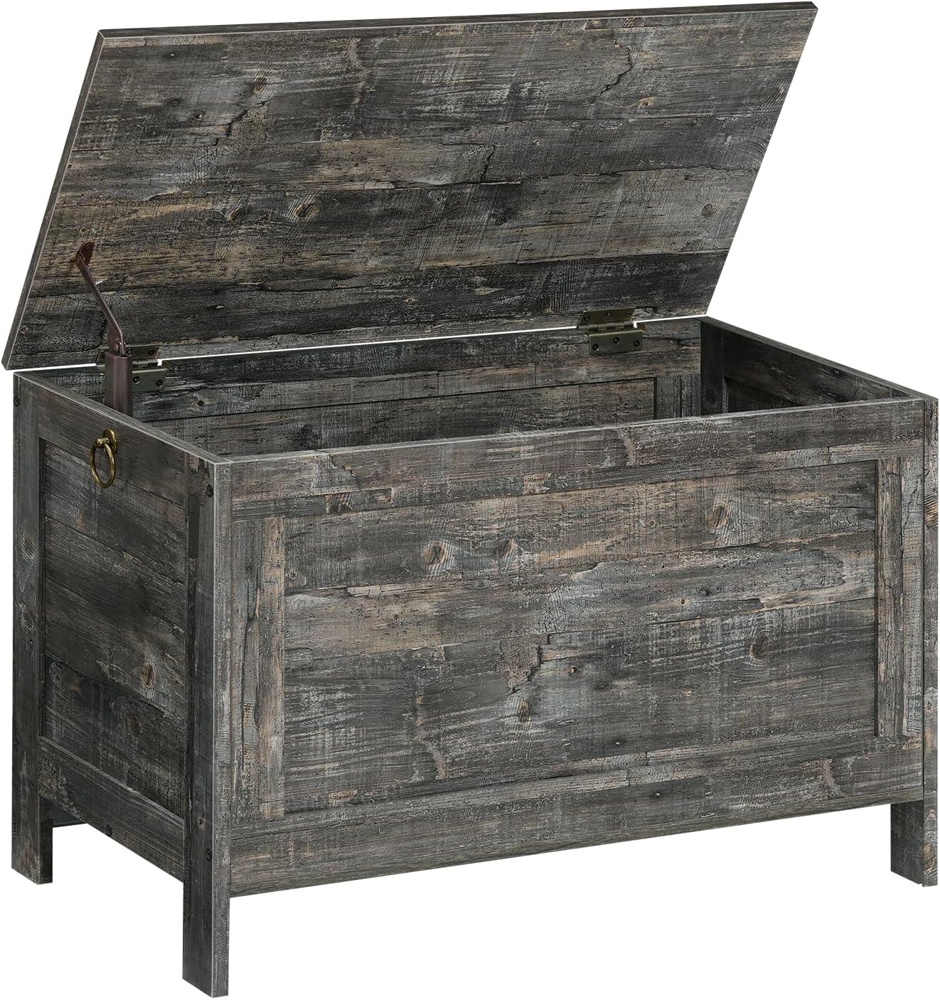 HOOBRO Retro Wooden Storage Bench