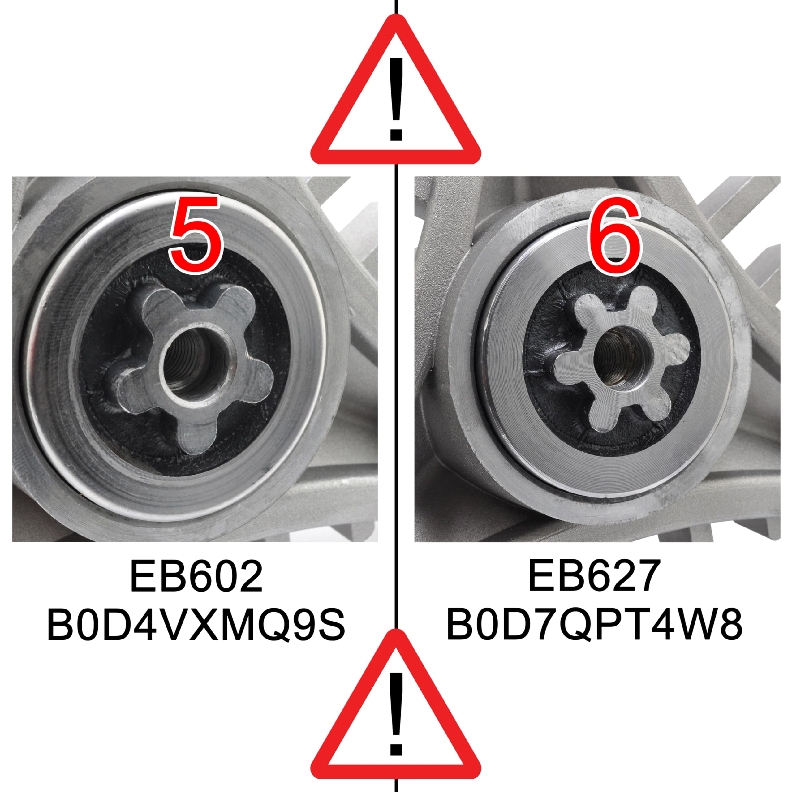 Easyboost mozzo albero portalama supporto 5 punte per trattorino rasaerba Husqvarna AYP 532130794 532181857 532130774 532137645 130794 130794 130774 137645 BL Bestgreen Jonsered McCulloch Poulan Rally