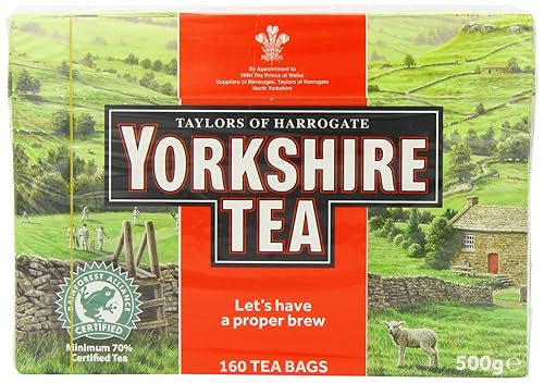 Yorkshire Tea (paquete de 3, total 480 bolsas)