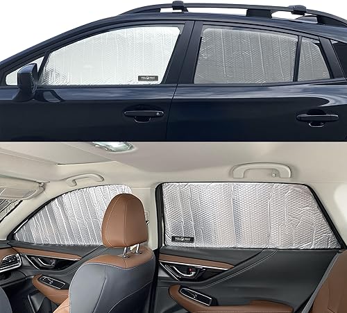 Miniatura 8 de Side Window Rear Seat 2nd Row Sunshade Custom Fit for 2016 2017 2018 2019 2020 2021 2022 2023 2024 Nissan Titan Pickup 4Dr 4Door Crew Cab, UV