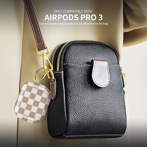 Miniatura 3 de Compatible con AirPod Pro 3 (2025), bonita funda para mujeres y hombres, protección completa, a prueba de golpes, con llavero, accesorios de funda