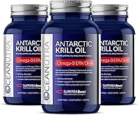 Vista 1 de Aceite de Krill Orgánico 100% Puro 1000mg, Suministro para 180 Días, Omega 3, Concentración Más Alta 56% Fosfolípidos, De Captura Silvestre