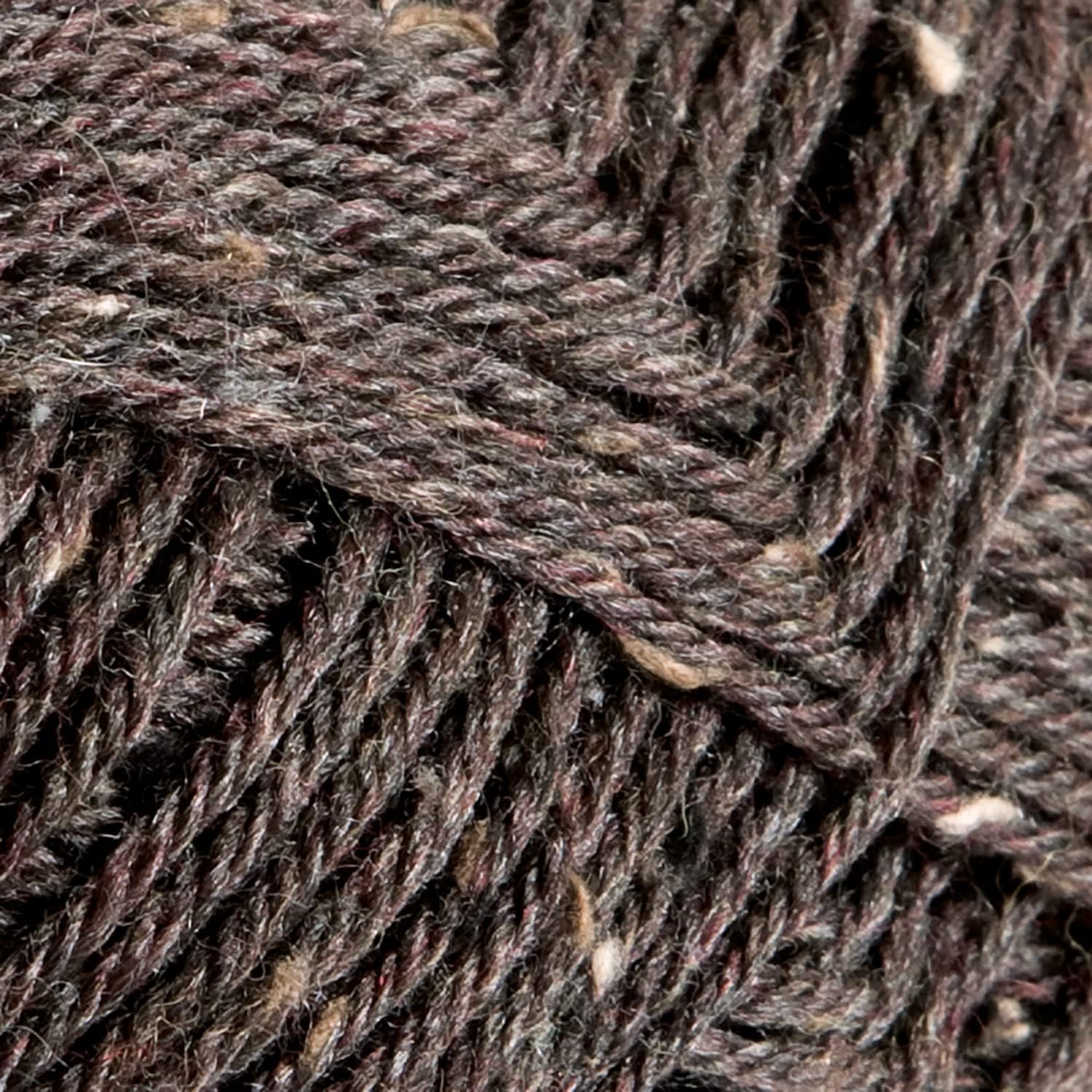 Knit Picks Wool of The Andes Worsted Weight Donegal Tweed Brown Yarn (1 Ball - Farmhouse)