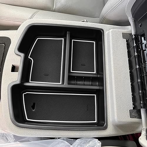 Miniatura 8 de Organizador de consola central compatible con Chevy Silverado GMC Sierra Avalanche Tahoe Suburban Yukon Yukon XL 2007-2014, accesorios solo para