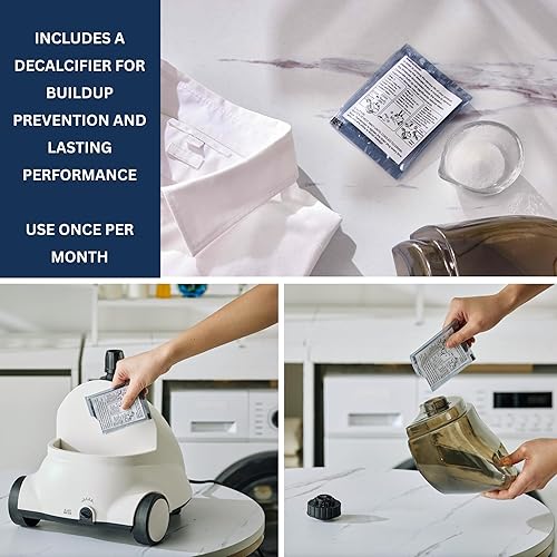 Miniatura 7 de SALAV GS18 Full-Size Clothes Steamer - 1500W Power, 1.8L Water Tank, 60-Min Garment Steam, Iron Clothing, Adjustable Pole & Wheels for Easy Storage