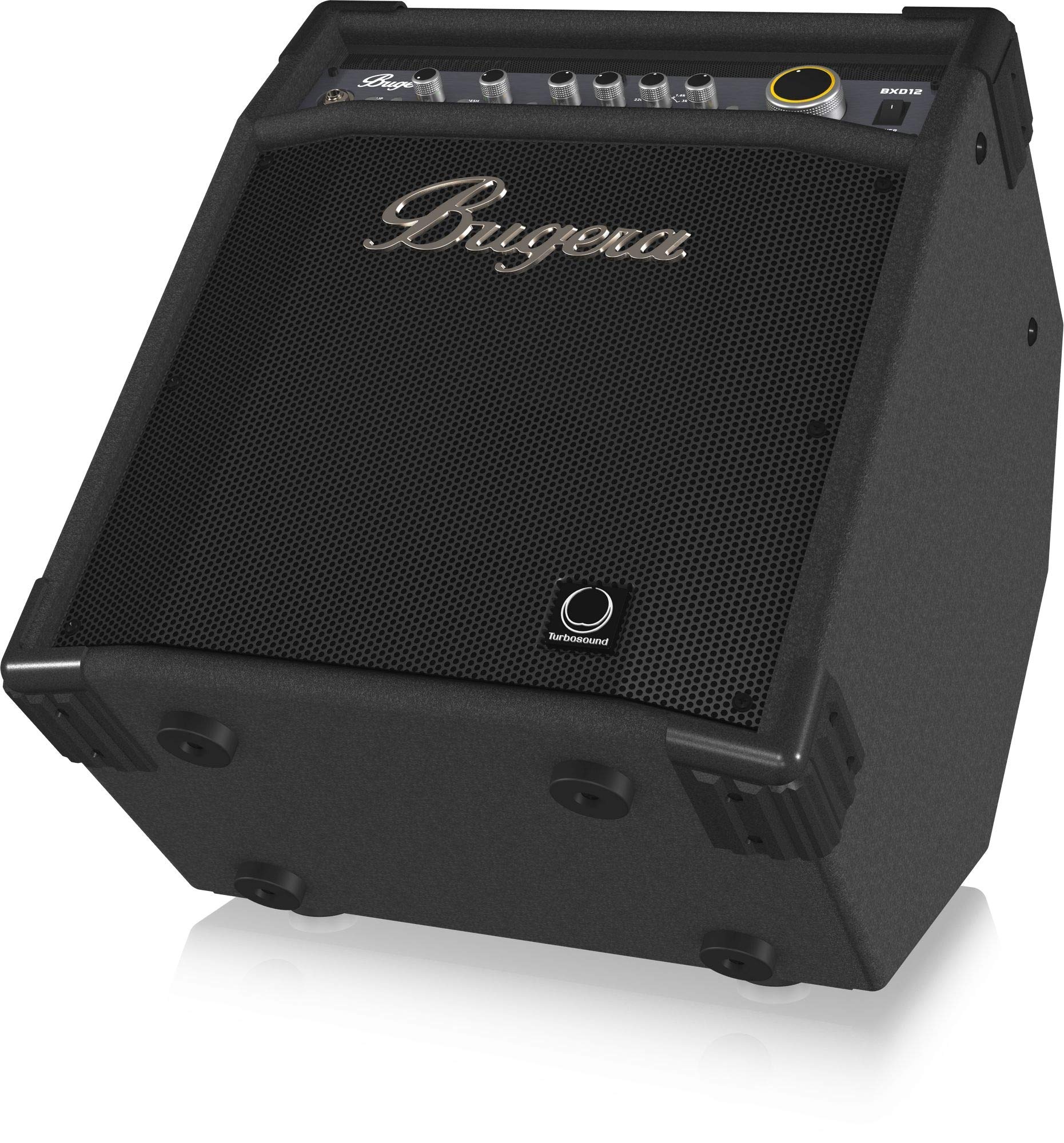Bugera BXD12 Bassverstärker-Topteil, 1000 W, Class-D, mit 30,5 cm (12 Zoll) Original-Turbosound-Lautsprecher, MOSFET-Vorverstärker, Kompressor und DYNAMIZER-Technologie
