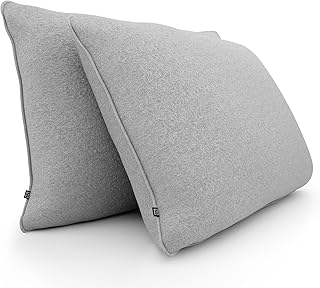 Sofakissen mit Füllung und Bezug - Sofakissen Groß 40x60 cm - Couchkissen Grau 2er Set viel Füllung – OekoTex zertifizierte Zierkissen Sofa & Couch – Bequeme Dekokissen Wohnzimmer, Schlafzimmer