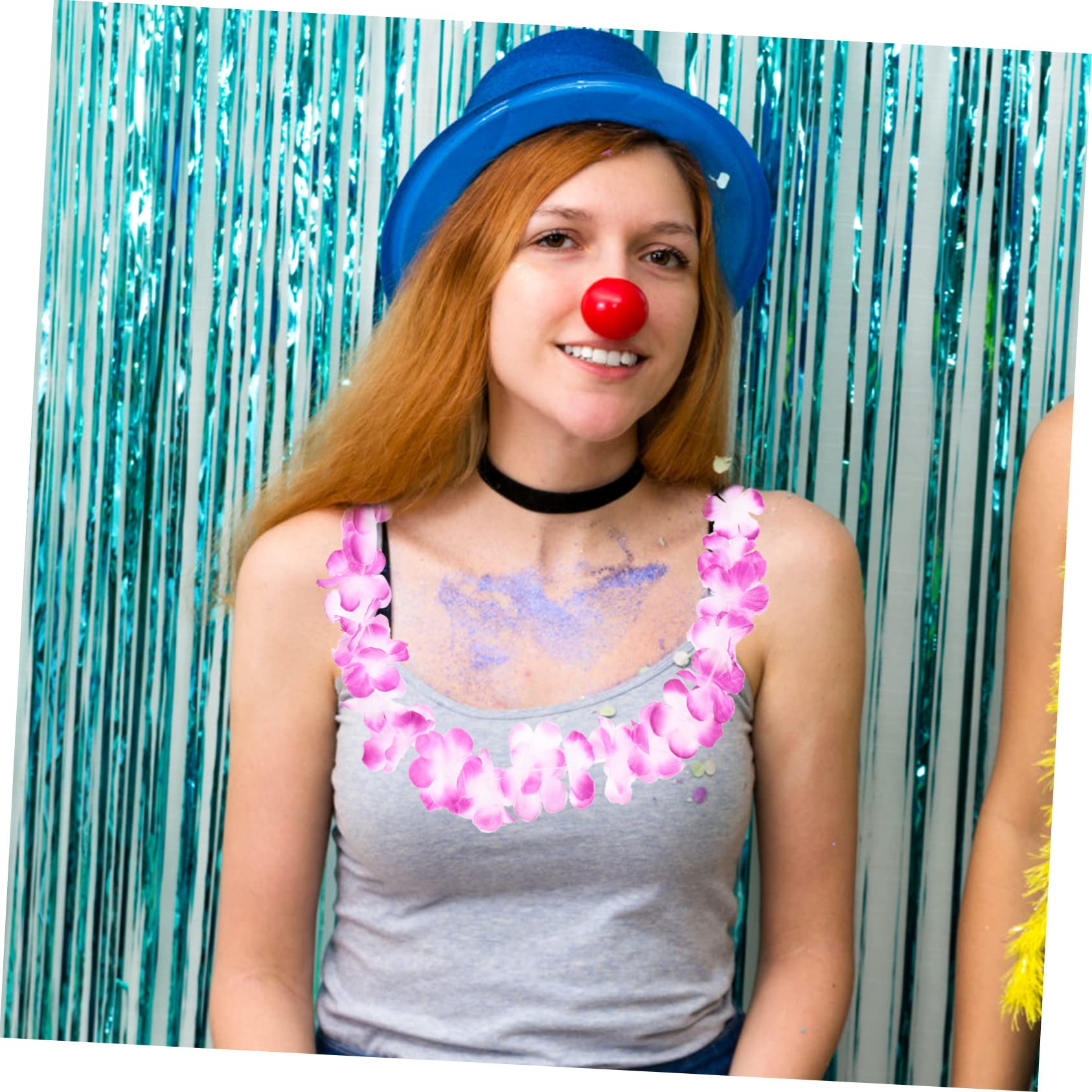 PRETYZOOM 2sätze Hawaiianisches Party- Teilig Blumenketten Armbändern Und Stirnbändern Für Luau Tropische Themenpartys Und Sommerfestlichkeiten