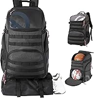 Vista 1 de TRAILKICKER Basketball Bag Backpack with Ball Holder Multi-Sport Backpack for Soccer Volleyball Football Baseball Helmet