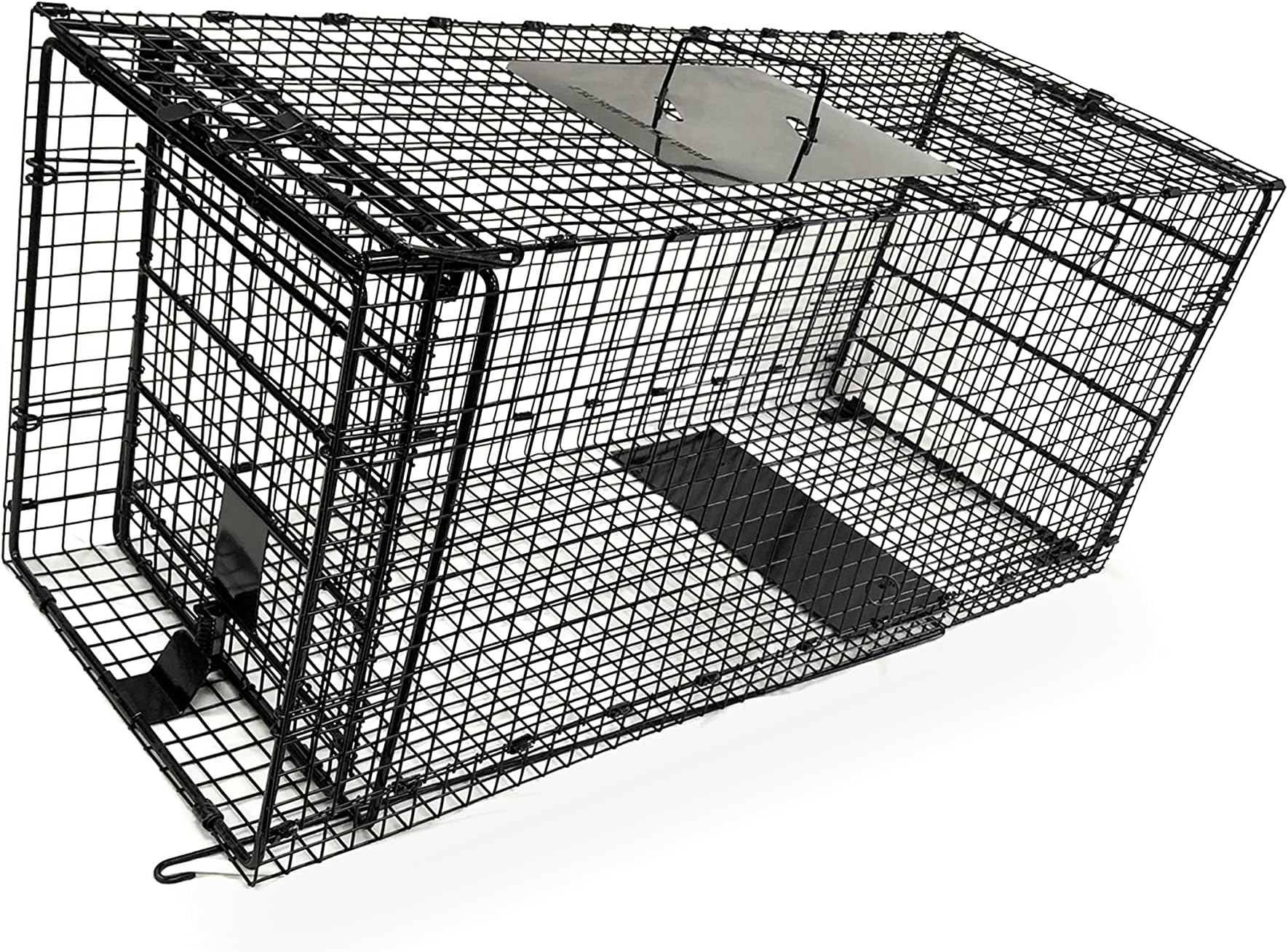 Large Animal Live Trap, Small Dogs, Large Racoon, Bobcat Trap, Coyote Trap 42l x16w x18h -Foldable