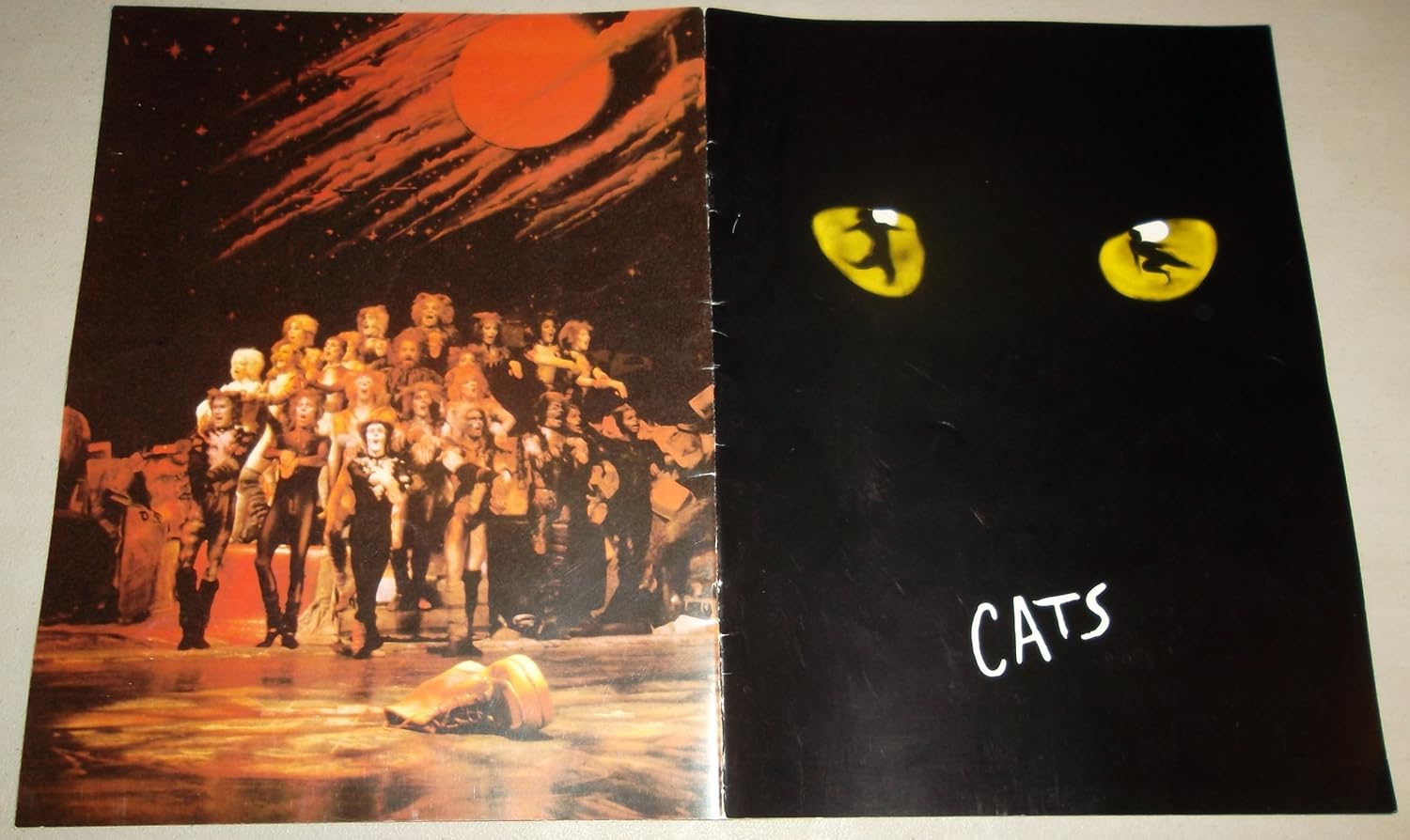 Cats [souvenir brochure], New London Theatre, Drury Lane, London