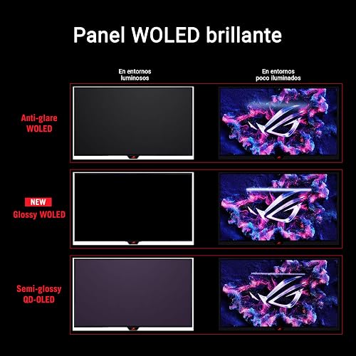 ASUS ROG Strix XG27AQDMG Gaming Monitor 27-inch 1440p Glossy WOLED, 240Hz, 0.03ms, Custom heatsink, Anti-Flicker, OLED Care, Uniform Brightness, G-SYNC Compatible, DisplayWidget Center - 3