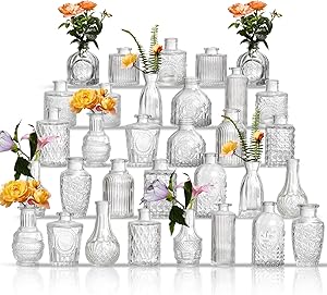 Happy Harvest glass vase