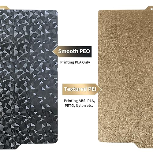 Miniatura 2 de IdeaFormer-3D PEO+PEI Placa de construcción para Bambu Lab X1-CarbonX1P1PP1SA1, 10.118x10.118 in Doble Cara PEO+PEI Placa de acero de resorte Placa