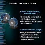Haut-parleurs Bluetooth combinés - Haut-parleurs Bluetooth Surround - Haut-parleur Bluetooth pour papas - Haut-parleurs Bluetooth reliés - Haut-parleurs stéréo Bluetooth pour la maison TV Voiture
