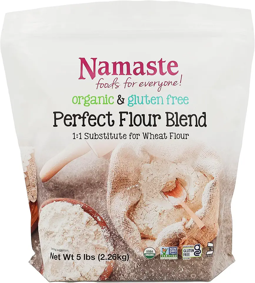 Namaste Foods Organic Perfect Flour Blend, Gluten, 5 lb USDA Organic