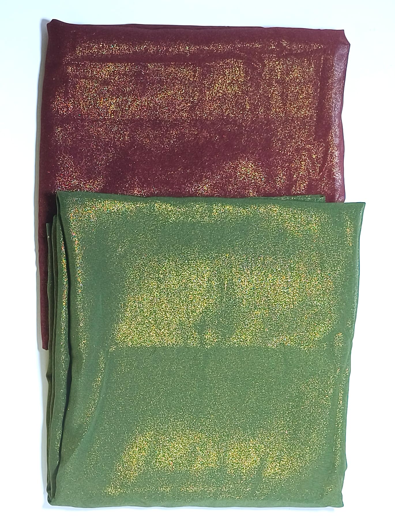 GenericScarf Shimmer Fabric Shiny Multiple Colors Combo-2 Piece
