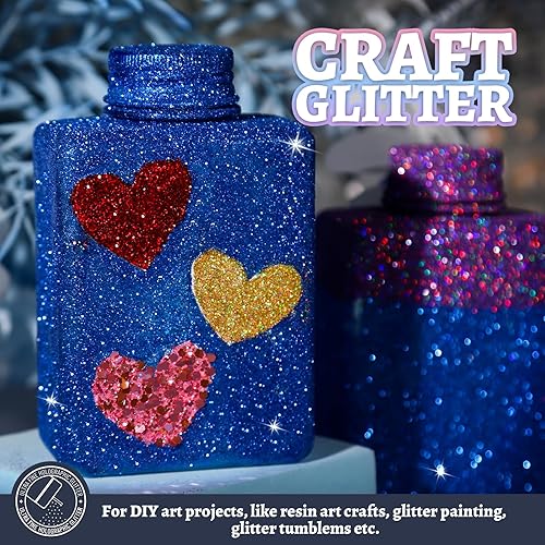 Miniatura 24 de LEOBRO Purpurina blanca, purpurina de 5.29 onzas, purpurina fina blanca holográfica, polvo de purpurina extrafina, purpurina iridiscente para Blanco