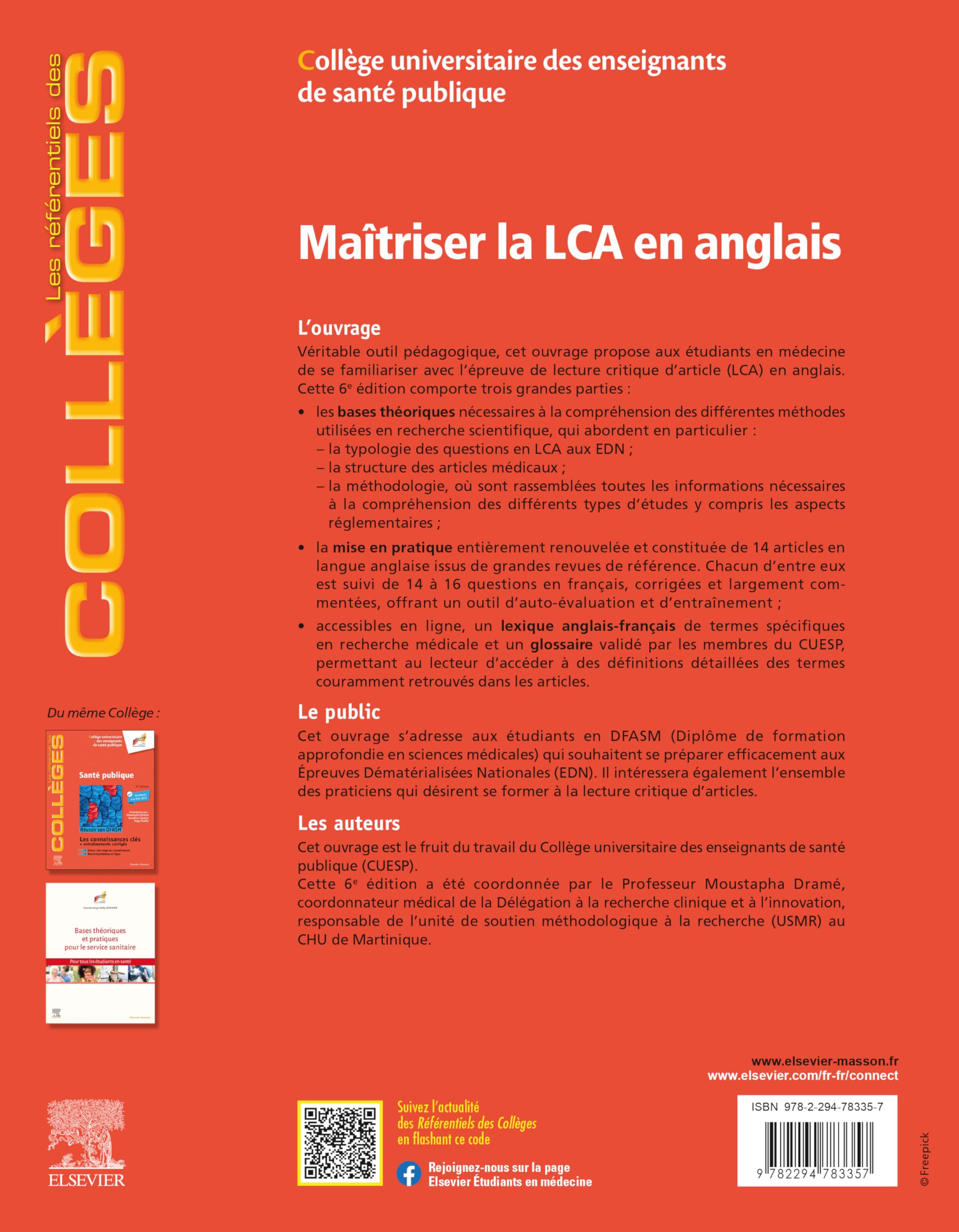 Maîtriser la LCA en anglais: Méthodologie et Entraînement - Réussir ses EDN