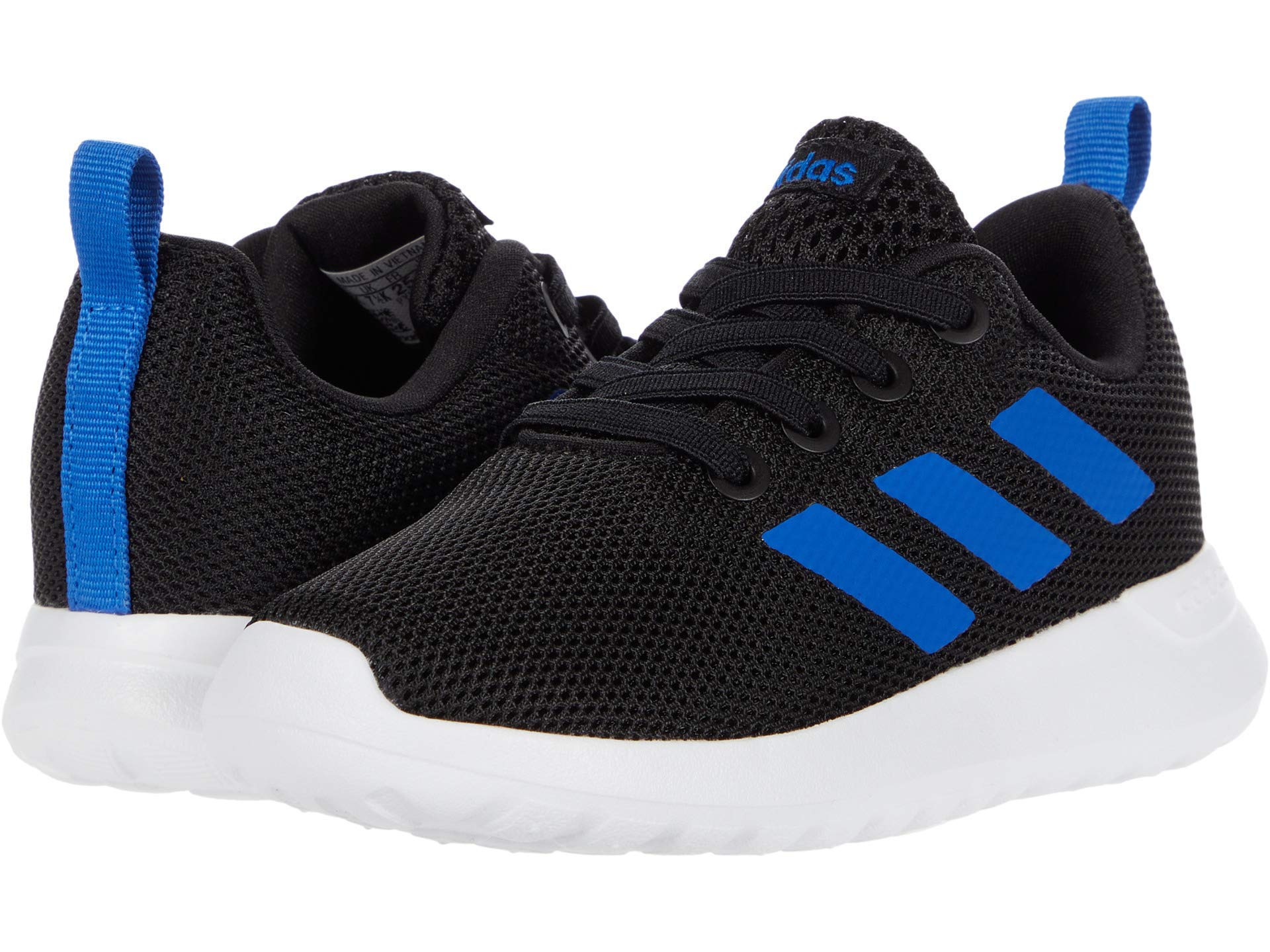 adidas Kids Lite Racer CLN I (Infant/Toddler) Core Black/Blue/Footwear White 6 Toddler M