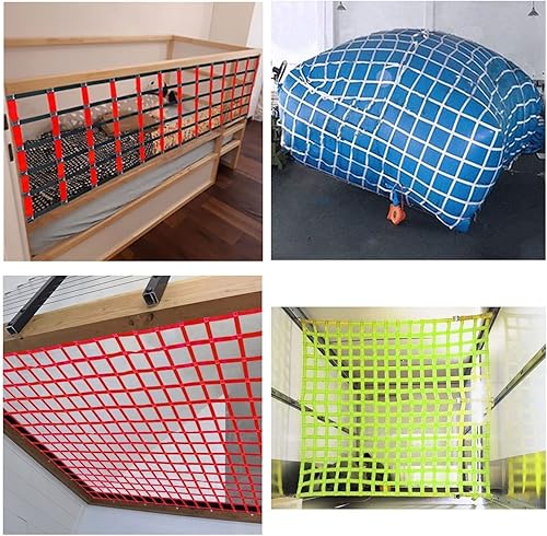 Miniatura 6 de DREAMOSA Red de escalada, tamaño personalizado, red de carga de escalada, accesorios para juegos al aire libre, equipo de juego para niños,