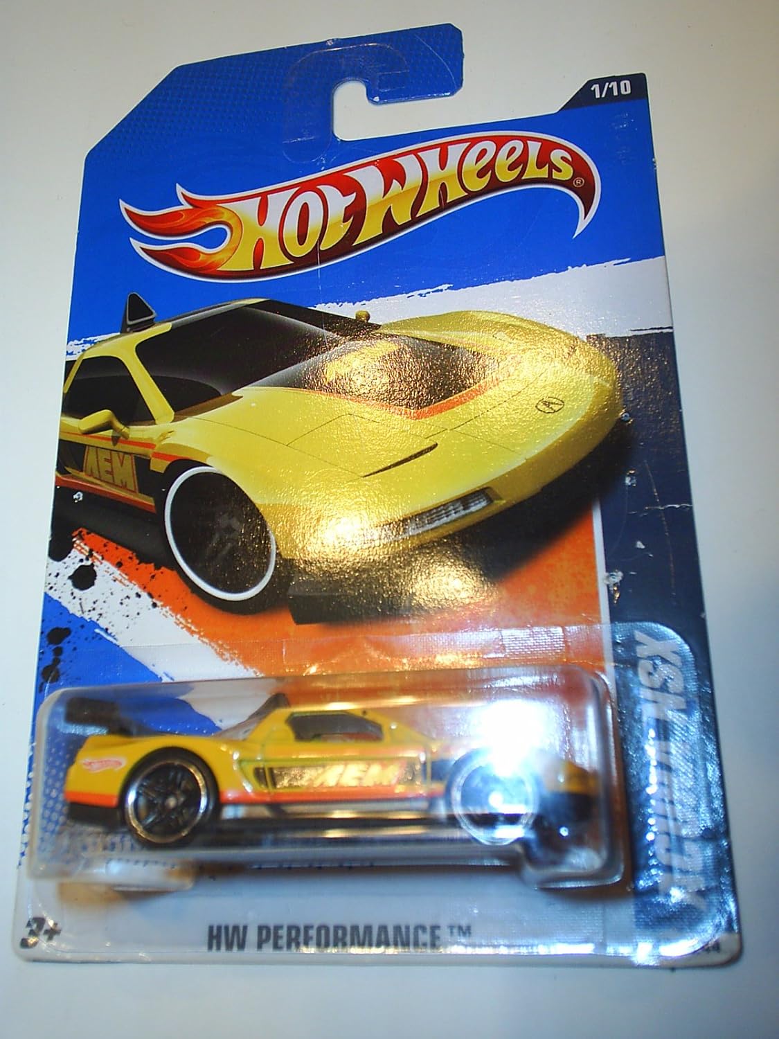 Hot Wheels 2011, Acura NSX 131/244, HW Performance. 1:64 Scale.
