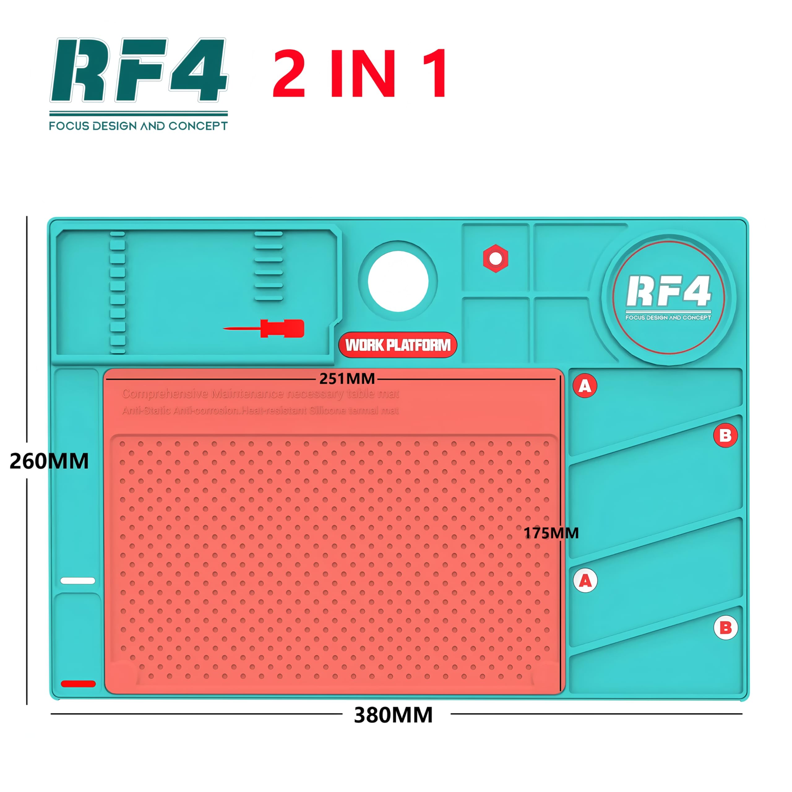 Microscopio estereoscópico trinocular con Brazo articulado de rotación 360°, Base de Campo Amplio, Compatible con cámara HDMI 4K/2K y teléfono para Soldadura y reparación de PCB (RF-6555PROMAX-F019)