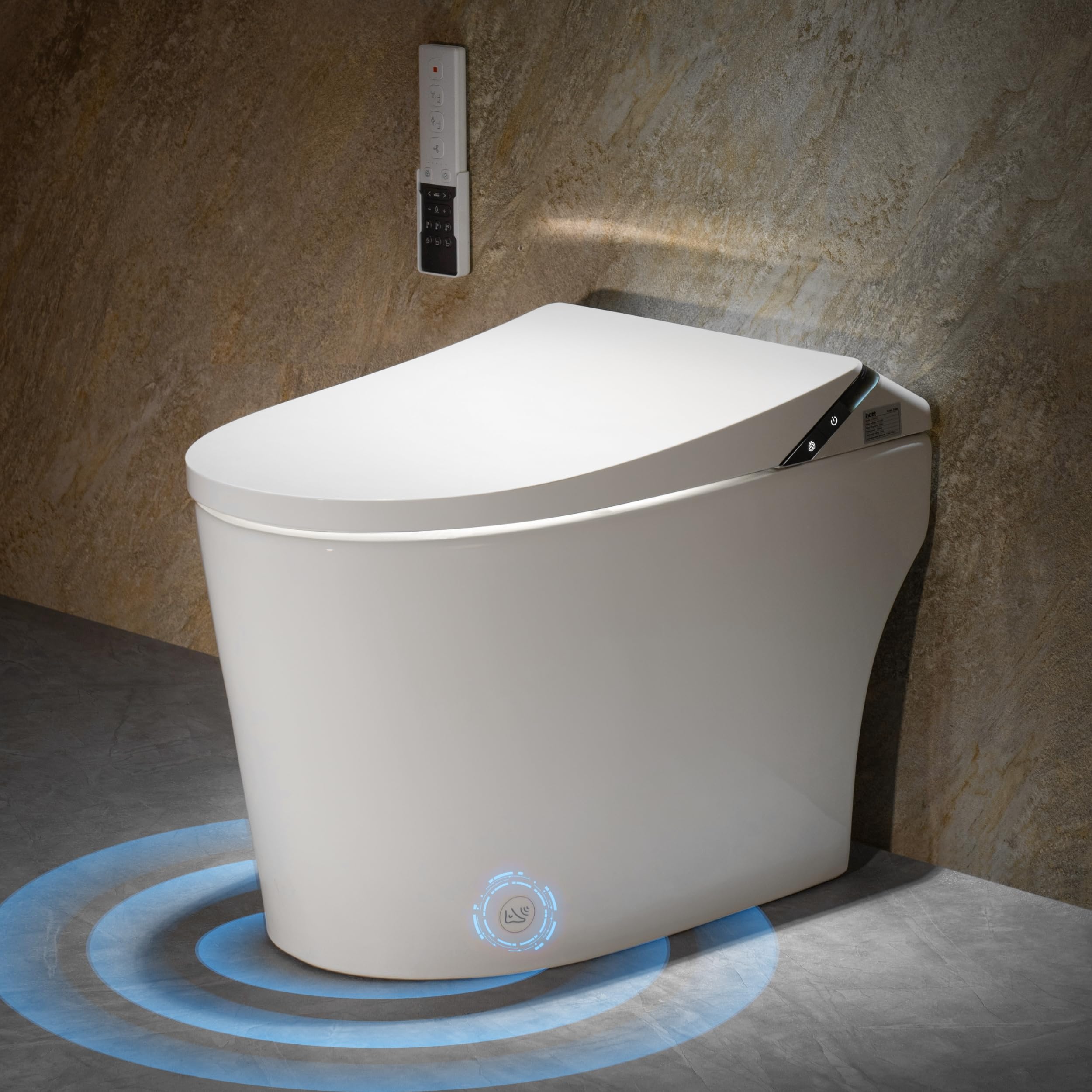 Photo 1 of ihatit Artistic Smart Toilet,Smart Toilet with Bidet Built in,Foam Dispenser,Auto Open Close,Deodorization,1000Gram MaP Flush,ADA Height,Auto Flush,Heated Seat,Warm Water,Modern toiletDQlL6ylsRRMA
LPNPMFE2375652
