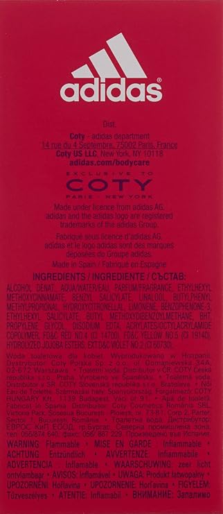 Adidas get ready fragrance spray, for women, 30 ml.