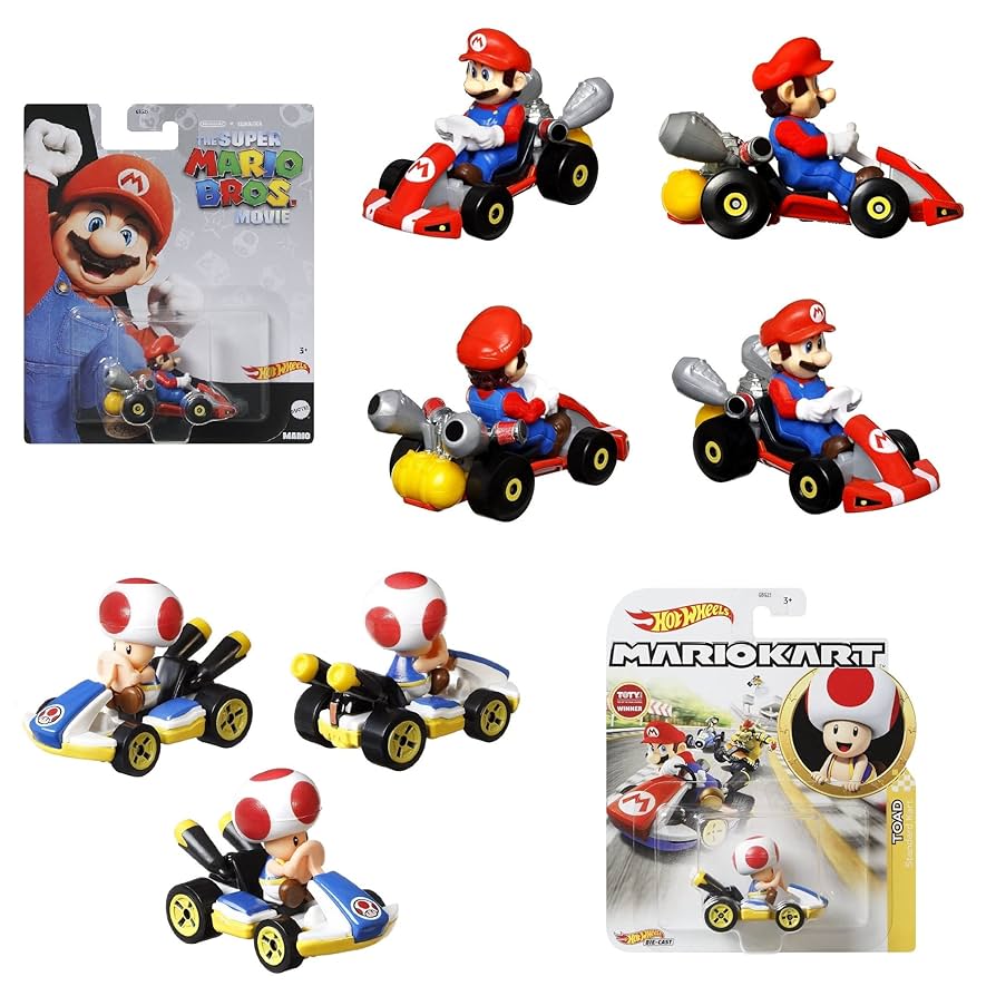 Hot Wheels マリオカート 8台入り BOX販売　987B-GBG25 楽天ブックス: ホットウィール（Hot Wheels） マリオカート