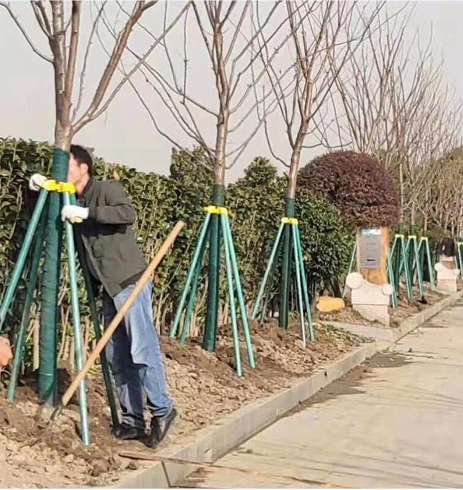 Amazon.com : Adjustable Plastic Support Tree Straps, Garden Plants