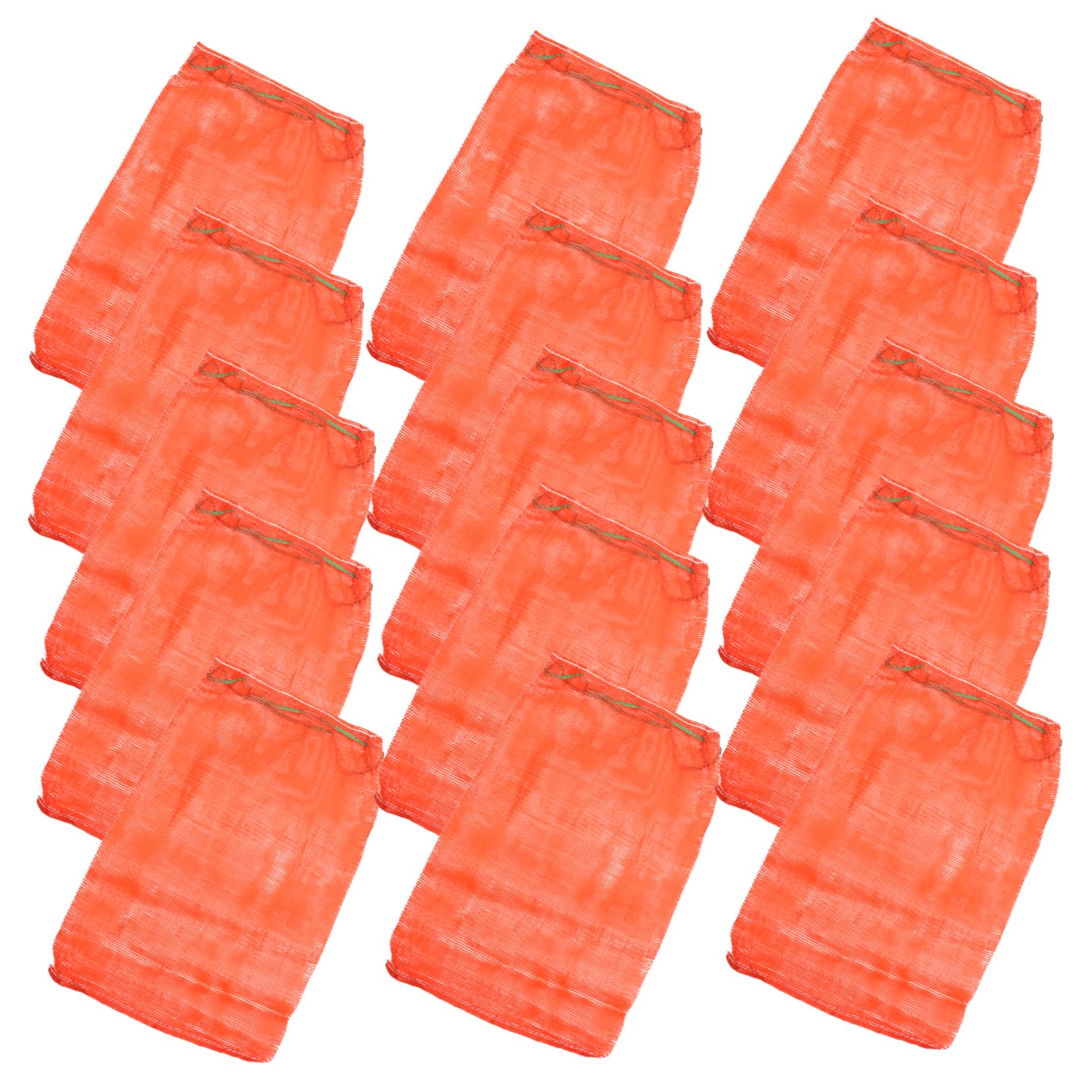 Zerodeko Bolsas de Malla de Plástico Rojo 50 Piezas 50x80 Cm