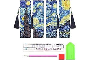 Exquisite Diamond Art Bookmarks: Enchanting Starry Night Decorations for Avid Readers