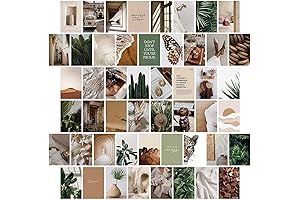 Yopyame 50PCS Boho Aesthetic Pictures Wall Collage Kit