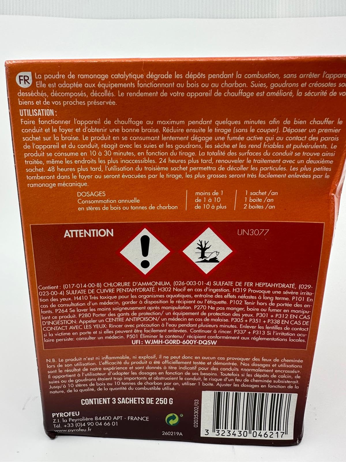 5X Jahresreinigung Entrußer für Ofen & Kamin alle Rohre einschließlich Edelstahl
