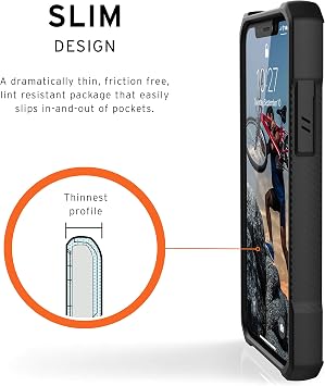 URBAN ARMOR GEAR UAG Designed for iPhone 11 Pro [5.8-inch Screen] Monarch Feather-Light Rugged [Crimson] Military Drop Tested iPhone Case