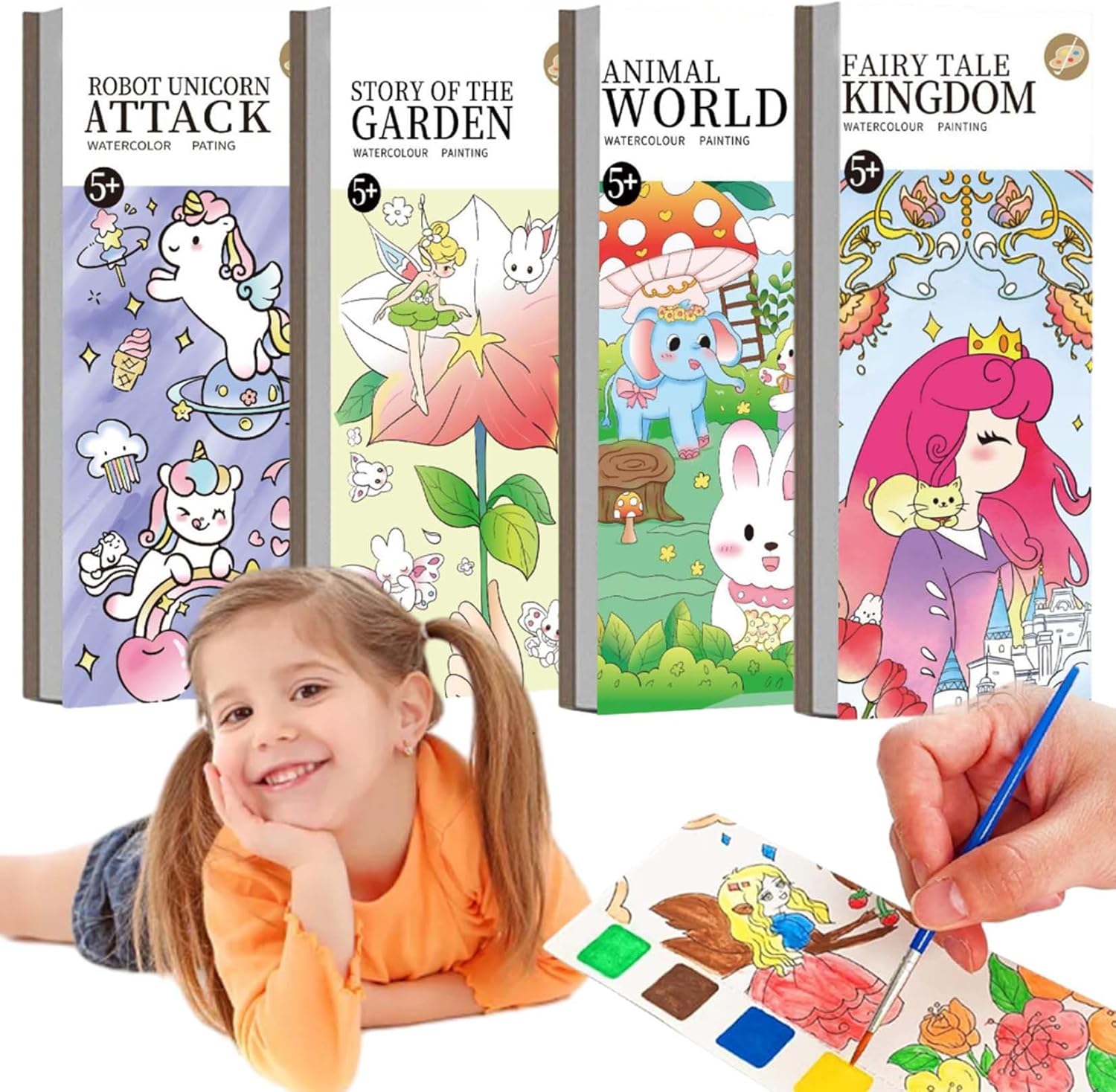 Mini Watercolor Paint Pad, Watercolor Paint Books for