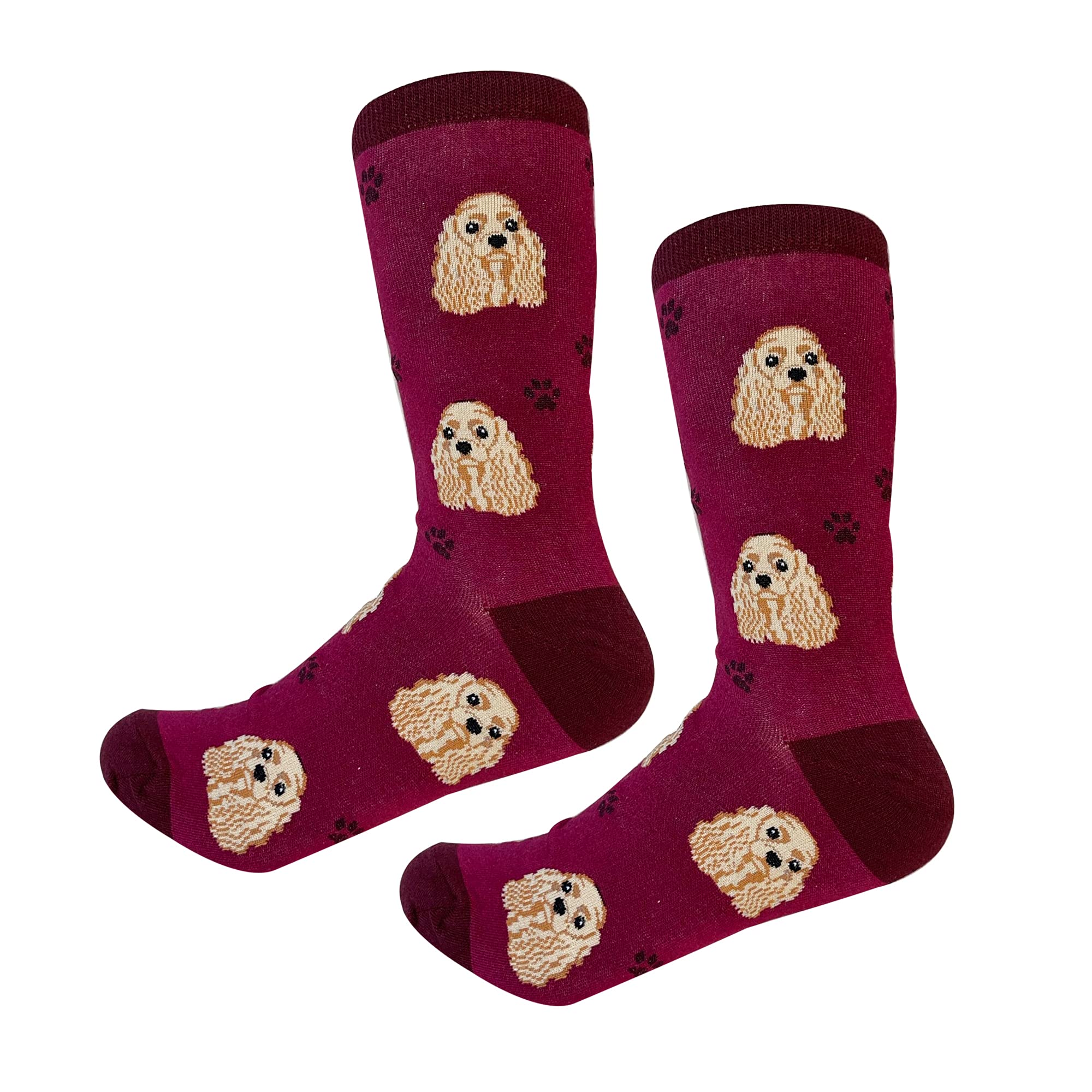Dog Socks with Cocker Spaniel Design by E&S Pets
