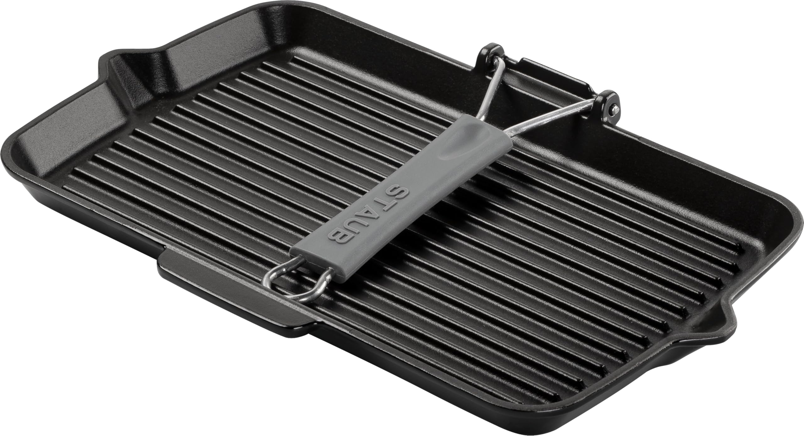 STAUB,Grill Pans,Grillpfanne,34cm,Schwarz,Gusseisen,rechteckig