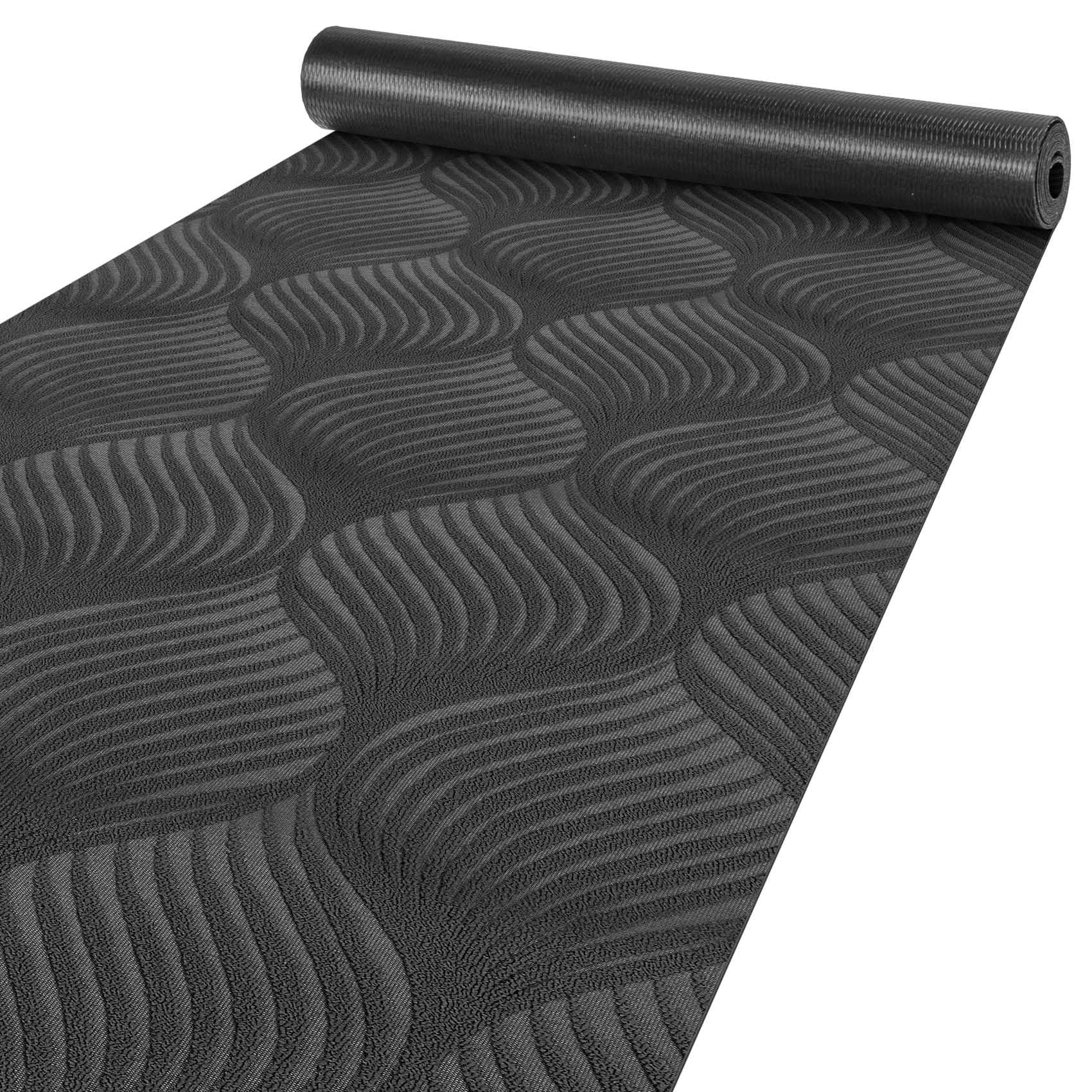 ANRO Loper, tapijtloper, gang, keukenloper, antislip, wasbaar, tapijtloper, keukentapijt, aanpasbaar, Itaca bruin, 180 x 50 cm, tot 5 m lengte