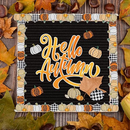 Miniatura 6 de Bordes de tablón de anuncios de 65.6 pies, decoración de borde de anuncios de otoño, bordes de tablón de anuncios de Halloween, decoración de aula