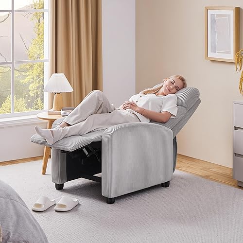 Miniatura 136 de Yaheetech Silla reclinable de cuero de 2 asientos, sofá moderno para sala de estar, cine en casa, color negro Negro -,Beige,Marrón,Gris,Beige