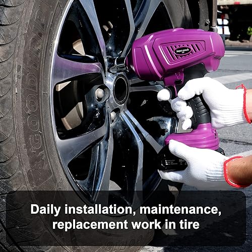 Miniatura 8 de Gato hidráulico de coche eléctrico inalámbrico de 5 toneladas con llave de impacto inalámbrica de 12 V, gato eléctrico de piso para SUV sedanes (2