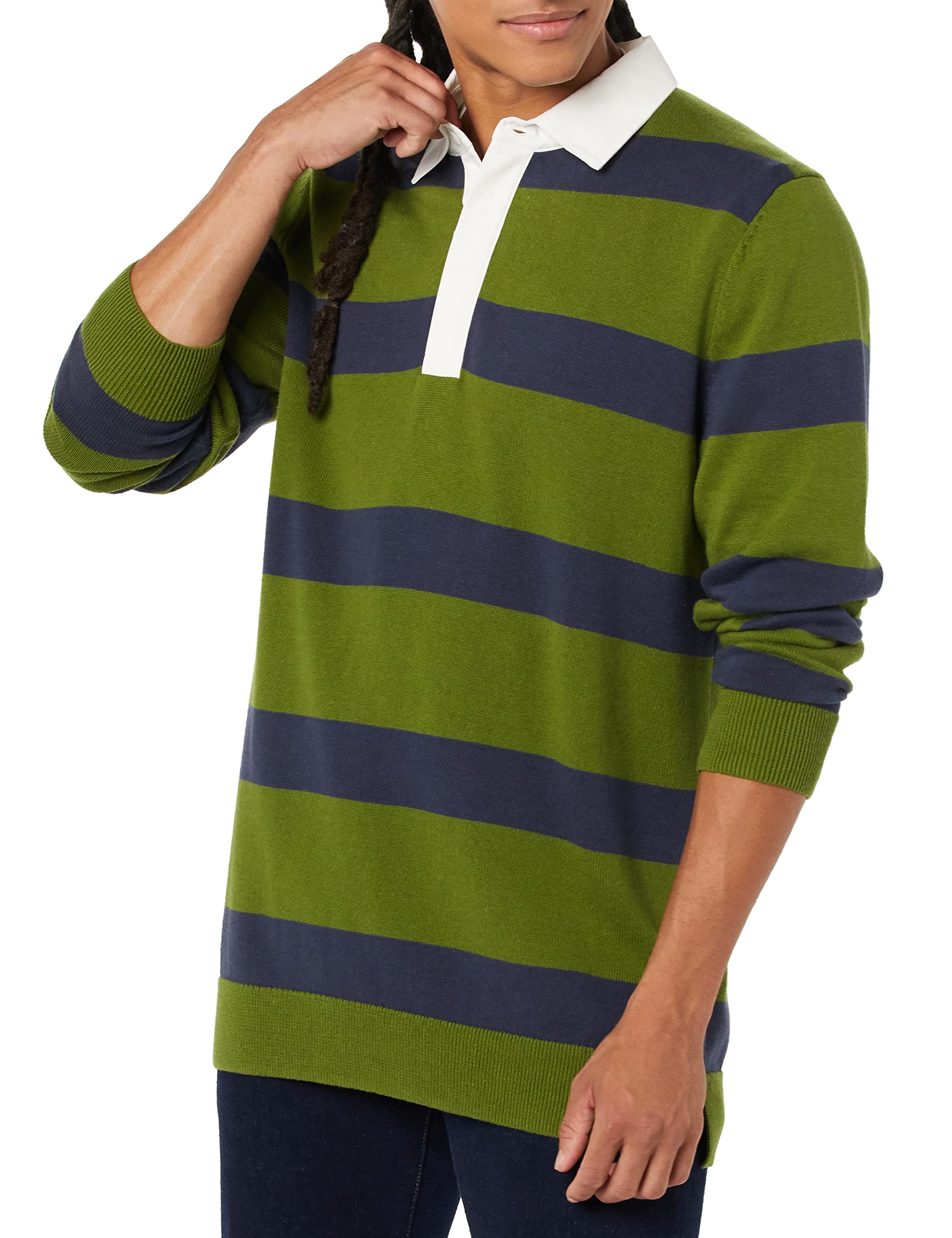 Amazon Essentials Uomo Maglione da Rugby