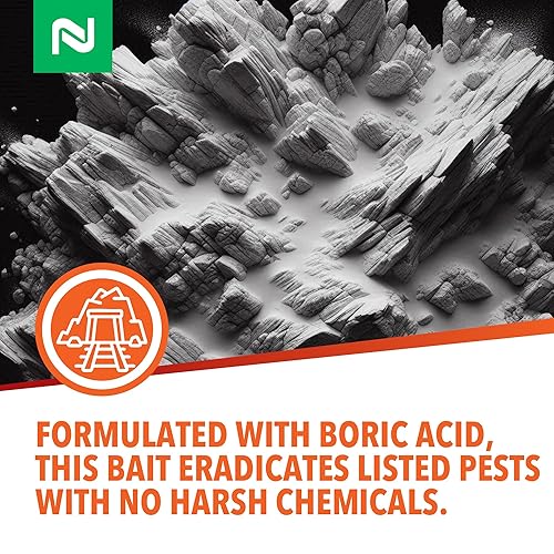 Miniatura 6 de Insecticida Niban granular para control de plagas 4 libras mata hormigas cucarachas grillos camello campo casa y mole dermaptera lepisma caracol