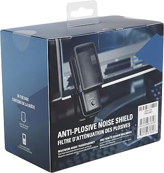 Elgato Wave Mikrofon Ses Filtresi (10MAD9901) | Çift katmanlı çelik hasır, Patlamaları ve tıslamaları ortadan kaldırır, Manyetik geçmeli ek, Maksimum ses şeffaflığı